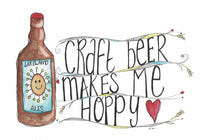 Card - Craft Beer Makes me Hoppy